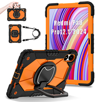 Funda Protectora de Silicona para Tablet, Resistente a Caídas, para Xiaomi Redmi Pad Pro 12.1 Pulgadas y POCO Pad 12.1 Pulgadas 2024