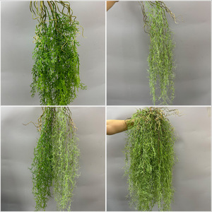 Mur végétal artificiel suspendu 30cm-100cm, herbe persane, décoration de mariage, décoration intérieure - Product Image 3