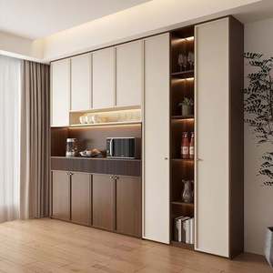 ตู้เก็บของสไตล์โมเดิร์น ทำจากหวาย ใช้เป็นโต๊ะคอนโซล ตู้ข้างเตียง ตู้บุฟเฟ่ต์ สำหรับห้องรับประทานอาหาร ห้องนั่งเล่น และห้องครัว เหมาะสำหรับโรงแรม  ทำจากไม้แผ่น - Product Image 2