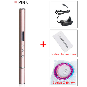 Bolígrafo <span class=keywords><strong>3D</strong></span> para garabatos, filamento de PLA ABS OLED, <span class=keywords><strong>impresora</strong></span> <span class=keywords><strong>3D</strong></span>, regalos de Navidad, bolígrafo de impresión <span class=keywords><strong>3D</strong></span> lapislázuli para escuela, dispositivo de lápiz <span class=keywords><strong>3D</strong></span> - Product Image 2