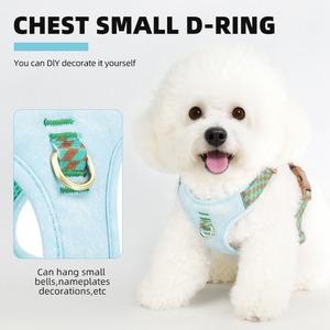 Arnés de Perro Tipo Chaleco Cómodo de Poliéster a Prueba de Explosiones, Arnés Anti-Escape para Mascotas, Correa para Perro - Product Image 3