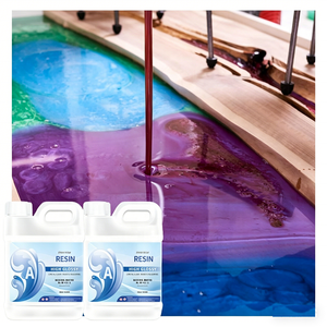 Factory 3:1 20kg/set <b>Clear</b> Art Epoxy Resin Epoxy Casting for <b>Table</b> Coast Resin Kit Epoxy for Wood River <b>Table</b> Deep Pour Casting - Product Image 1