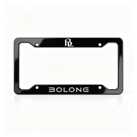BOLONG Cadre de plaque d'immatriculation en plastique de haute qualité, norme américaine, ABS, support de plaque d'immatriculation pour voitures et camions américains