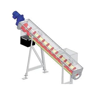便宜的价格中国不锈钢螺旋钻机水泥螺旋钻螺旋输送机用于卧离心机离心机