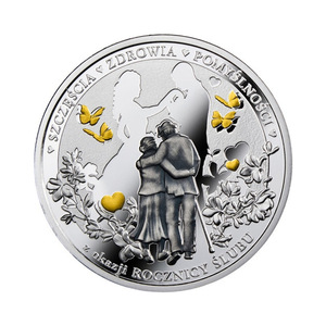 Moneda de aniversario de bodas de plata española | Regalo de amor <span class=keywords><strong>25</strong></span> para parejas | Recuerdo conmemorativo para siempre con grabado tallado - Product Image 5