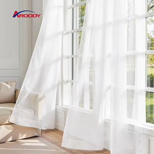 ARODDY 800 000 Ensembles Mensuels <span class=keywords><strong>Rideau</strong></span> Voile Blanc en Polyester de 1 Mètre, Taille Personnalisée, Haute Densité de Fils, <span class=keywords><strong>pour</strong></span> Usage Commercial - Product Image 1