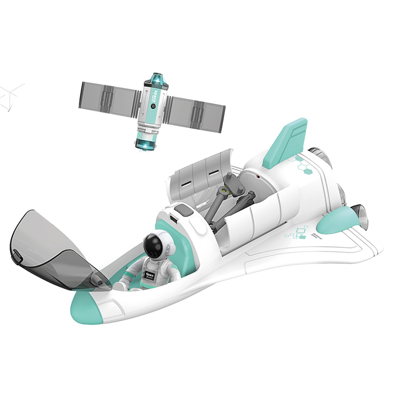 Световой спрей B/O, образовательный космический корабль, космический корабль, пластиковая игрушка