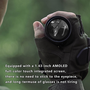 Infrared <b>Thermal</b> Imager Night <b>Vision</b> Monocular Hunting Scope With Screen Crosshair Aiming Video Recording App Connectivity - Product Image 3