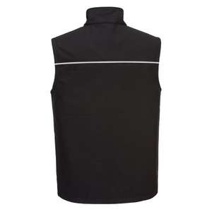 PORTWEST - KX363BKRL KX3 <b>Softshell</b> (3L) black <b>gilet</b> - EAN 5036108363797 ALL WEATHER PROTECTION - Product Image 2