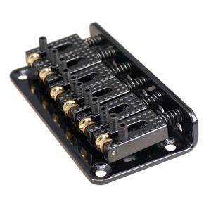 CNC עיבוד מותאם אישית בס גשר 4-מחרוזת 5-חור התאמת ציוד Badass בס שחור - Product Image 3