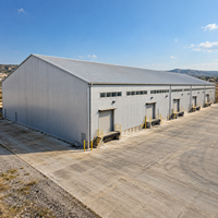 Entrepôt à structure métallique sur mesure, charpente rigide, bâtiment d'atelier métallique, centre de distribution logistique industrielle