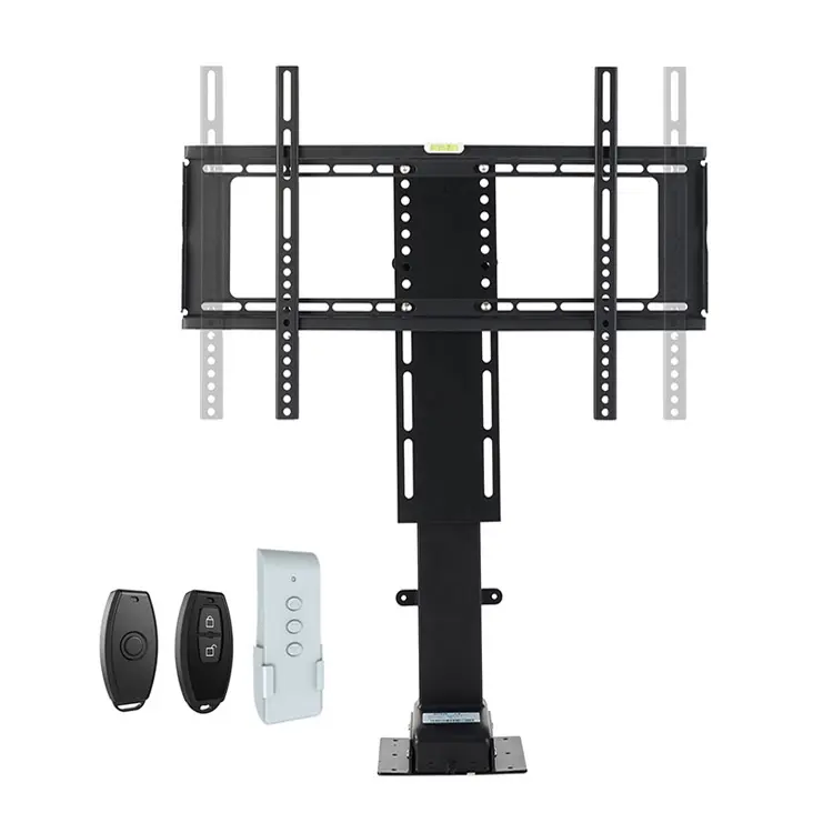 Slaapkamer Verborgen Led Tv Lift Gemotoriseerde Vergaderzaal Elektrische Tv Lift Stand Mechanisme Voor Home Office