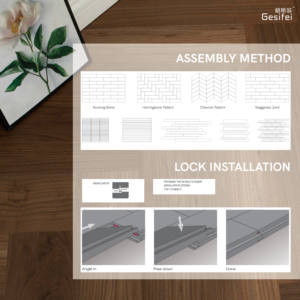 Waterproof High Quality Non Slip Spc Herringbone Rigid Vinyl <strong>Flooring</strong> 6mm Thick Spc <strong>Flooring</strong> - Product Image 6