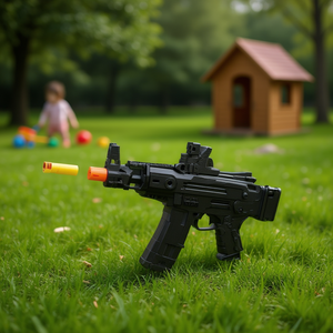 Fucile Giocattolo Elite Squad Ak47 31cm Nero Solido Elettronico a Batteria per Ragazzi 8-13 Anni Modello 307D 1 - Product Image 2