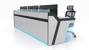 制御室コンソール監視コンソールヘビーデューティーコンソール制御デスク（産業用CCTV制御室向け）中国工場価格 - Product Image 3