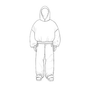 Women's New Digital Print Long Sleeve Hoodie Loose Casual Pants Set 2pcs Light Gray Casual Hooded Sweatshirt and Sweatpants Set - Product Image 1