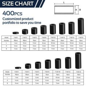ABS Gaskets For Power <b>Sockets</b> M3 <b>Multi</b> Specification Non Conductive Black Plastic 400V Rated - Product Image 5