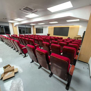Sièges modernes pour théâtre, auditorium, église, conférence <span class=keywords><strong>avec</strong></span> tablette d'écriture, chaises pliantes en tissu pour l'école et le <span class=keywords><strong>bureau</strong></span> à domicile - Product Image 4