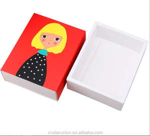 批发新设计折叠盒生态友好艺术纸食品包装蛋挞蛋糕饼干甜点糖果包装盒 - Product Image 2