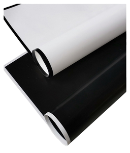 Papier d'emballage pour fleurs en gros, logo personnalisé, fleurs coréennes, noir et blanc, mat, imperméable, <span class=keywords><strong>film</strong></span> d'emballage pour fleurs - Product Image 1