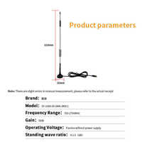 Antenne magnétique 2G 3G 4G LTE 700-2700MHz 5dBi Connecteur TS9 SMA-mâle Antenne de routeur externe GSM 5M 3M