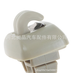Clips para Visera de Sol Audi 4B0857562 4B0857563 Gris Beige, Plástico, Montaje en Techo, Fácil Instalación - Product Image 2