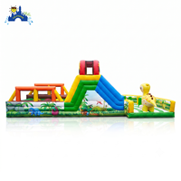 Parcours d'obstacles gonflable en PVC personnalisé LILYTOYS pour parc d'aventure