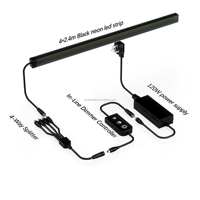 Meilleures ventes aux États-Unis : Bande LED néon flexible étanche IP67 avec couvercle en cuivre et télécommande pour l'éclairage de paysages et de panneaux muraux à lattes