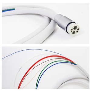 Dental Handpiece Cable 6 Hole Fiber Optic Silicon <b>Led</b> <b>Tube</b> White For Dental Chair Accessories - Product Image 1
