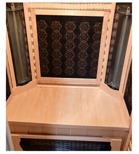 LONGSTAR الأكثر مبيعًا خشب Hemlock منفرد متحرك للمنزل ، صندوق ساونا لغرفة عرق الجسم بالكامل - Product Image 5