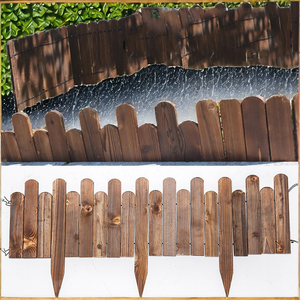 Valla de Madera Tratada Térmicamente, Antiséptica Natural, Ecológica, Impermeable, para Patio Trasero, Valla para Exteriores - Product Image 2