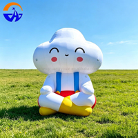 2026 Ensemble de figurines gonflables géantes en forme de nuages de dessin animé pour affichage en extérieur, idéal pour centres commerciaux et événements