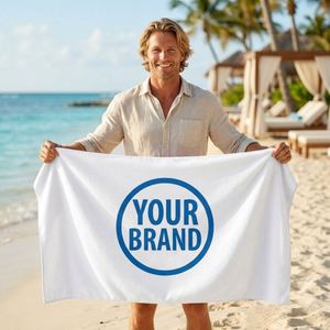 RPET Quick Dry Oversized Custom Lightweight Super Absorbent Large Sand Free Eco Friendly <b>Microfiber</b> <b>Beach</b> <b>Towels</b> - Product Image 2