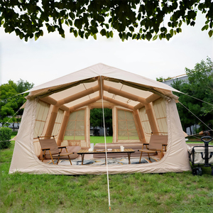 <span class=keywords><strong>Tente</strong></span> de camping gonflable pour 2/6/8/10 personnes, 8 et 13,68 pieds, installation facile, imperméable PU3000mm, respirante, pour la famille, avec pompe manuelle - Product Image 1