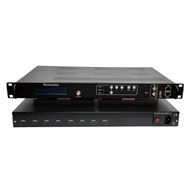 Catcast CATV DTMB H.264/MPEG-4 Encoder Modulator 4/8 Channels HD MI Input 4 Carriers RF/IP/ASI Output LED Screen ARIB STD-B31