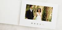 Boîtier original en lin avec couverture rigide, carte de vœux professionnelle, pour Album vidéo, écran LCD IPS, 4.3/5/7/10.1 pouces