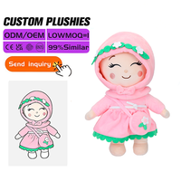 Jouets en peluche super doux personnalisables avec personnage de dessin animé, brodés, figurines tendance, poupées en peluche, fabrication en usine pour ODM unisexe