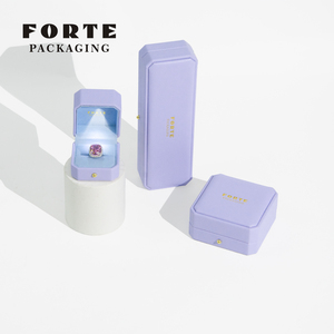 FORTE <b>Light</b> Jewelry Packaging Custom Ring <b>Box</b> Cuban Necklace Chain <b>Box</b> Hiphop <b>LED</b> Packing Jewelry <b>Box</b> With <b>Light</b> - Product Image 5