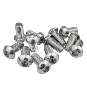 Tornillos de Cabeza Redonda con Rosca Interna ISO 7380 de Acero Inoxidable 304, M3 M4 M5 M6 <span class=keywords><strong>M8</strong></span>, Accionamiento Hexagonal - Product Image 2