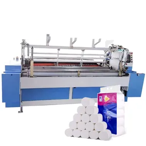 Full automatic Line Toilet Roll Paper and Kitchen Towel Slitting and Rewinding Machine