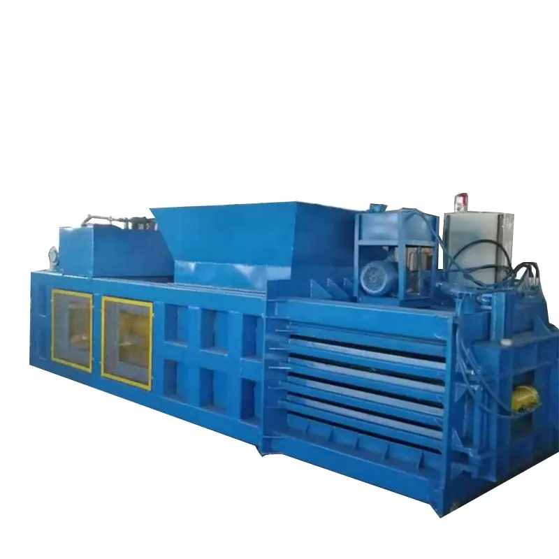 Horizontal baler machine manufacturer Waste paper baling press