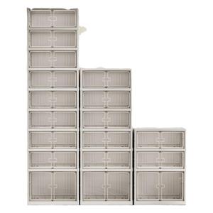Boîte de rangement pour chaussures SilverJet, pliable, empilable, en plastique transparent, simple et moderne, gain de place - Product Image 6