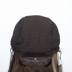 Peluca judía kosher con encaje frontal suizo HD, cabello humano europeo largo, sin pegamento, en stock para mujeres. - Product Image 5