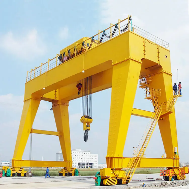 Double beam gantry crane MG type 20 tons port dock outdoor large tonnage electric double beam gantry crane