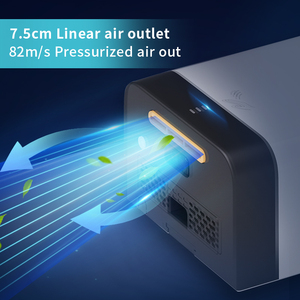 Automatic Sensor-activated Hotel Use Hand Dryer Small Size Plastic High Speed Wall-mounted <b>Mirror</b> 10-15s Quick Dry Ak2822 Quick - Product Image 2