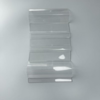 Feuilles incurvées en polycarbonate pour serre au design moderne Panneaux de toit ondulés en PVC résistant à la chaleur, gris brun clair