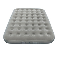 Matelas pneumatique de luxe pleine grandeur avec pompe intégrée bon marché Lit auto-gonflable portable pour l'extérieur Lit gonflé King Size