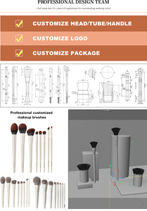 Hot Bán Trang Điểm Bàn Chải Thiết Lập 15 Pcs Số Lượng Lớn Màu Đen Vegan Miếng Bọt Biển Bán Buôn Du Lịch Biểu Tượng Tùy Chỉnh Chất Lượng Cao Trang Điểm Bàn Chải Thiết Lập Chuyên Nghiệp - Product Image 6