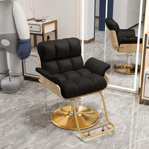 Sillas de salón de moda modernas europeas de lujo Simple <span class=keywords><strong>Glamour</strong></span> Metal Barber & <span class=keywords><strong>Beauty</strong></span> Furniture Trendy Silla Para Lashista - Product Image 1