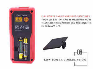 सबसे अच्छा मूल्य पोर्टेबल पेशेवर लेजर माप उपकरण हैंडहेल्ड लंबी दूरी के रिचार्जेबल औद्योगिक ग्रेड रेंजफाइंडर - Product Image 3